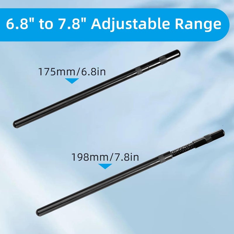 Flylin Push Rod Length Checker, 7702-1 Pushrod Measuring Tool with Adjustable Range 6.8" to 7.8", Black Metal Push Rod Length Checking Tool for LS engine - Image 4